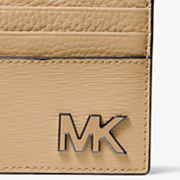 $39 NWT MICHAEL KORS Camel Leather Card Case - Picture 3 of 3